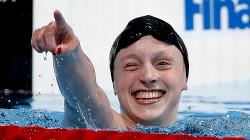 Katie Ledecky, record mondial în proba de 1.500 metri la CM de natație de la Kazan