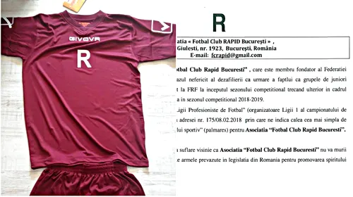 AFC Rapid anunță că va ataca marca FC Rapid în justiție, îl acuză pe lichidatorul FC Rapid de abuzuri și se laudă că va plăti datoriile. Comunicatul e plin de greșeli gramaticale