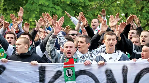 Atenție, vin „legionarii”!** 3.000 de fani ai Legiei Varșovia și-au anunțat prezența joi la meciul cu Rapid, din EL