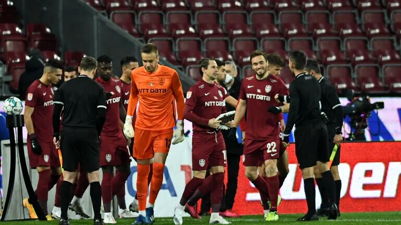 Lovitură pentru CFR Cluj înaintea derby-ului cu Universitatea Craiova! Un jucător a fost depistat pozitiv cu COVID-19