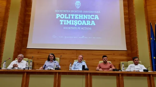 ASU Politehnica și-a făcut societate pe acțiuni și așteaptă afilierea la FRF. Cramele Recaș și Cosmin Contra, printre membrii Consiliului de Administrație. ”Vrem pe Poli în Liga 1”