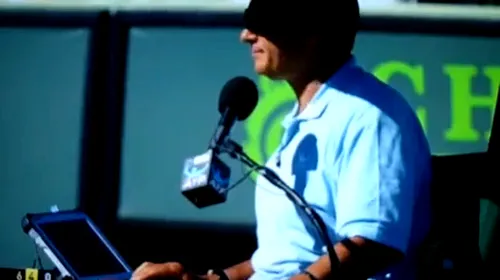 VIDEO Așa-i în tenis. Provocările unui arbitru de scaun: Mohamed Lahyani, fără microfon pe o arenă cu 13.800 de locuri