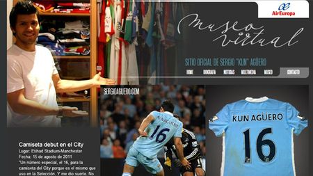 Site-ul personal al lui Agüero, o colecție impresionantă de trofee!** Plimbă-te prin muzeul virtual