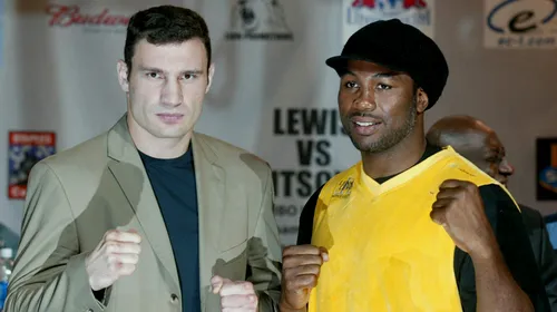 Lennox Lewis vrea să lupte cu unul dintre frații Klitschko: „Pentru o sumă bună pot să ies din pijama!” Câți bani vrea britanicul