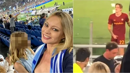 Așa ceva se vede rar! Fostul iubit al Mădălinei Ghenea și-a ieșit din minți după derby și a făcut un gest obscen în fața fanilor rivali. Blonda Anna l-a dat de gol! VIDEO