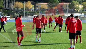 FOTO - Dinamoviștii sunt "storși" de Stoican în Spania. Joi, primul amical