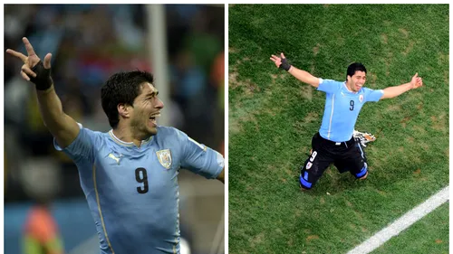 GALERIE FOTO | Suarez, eroul Uruguayului în meciul cu Anglia. Atacantul, în lacrimi la final
