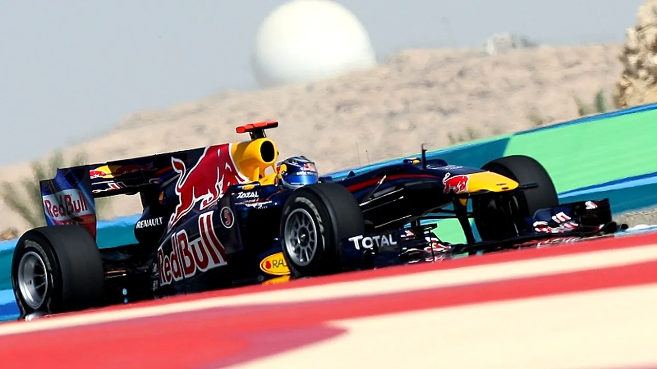 FORMULA 1 / Bahrain:** Vettel în pole-position, urmărit de Ferrari! Schumi, pe șapte!