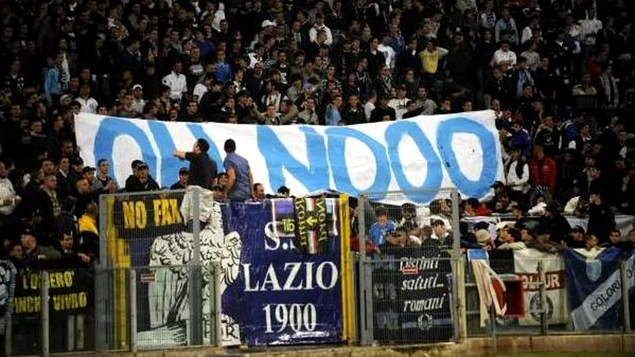 FOTO Vezi bannerele lazialilor cu care au sărbătorit eșecul cu Inter!