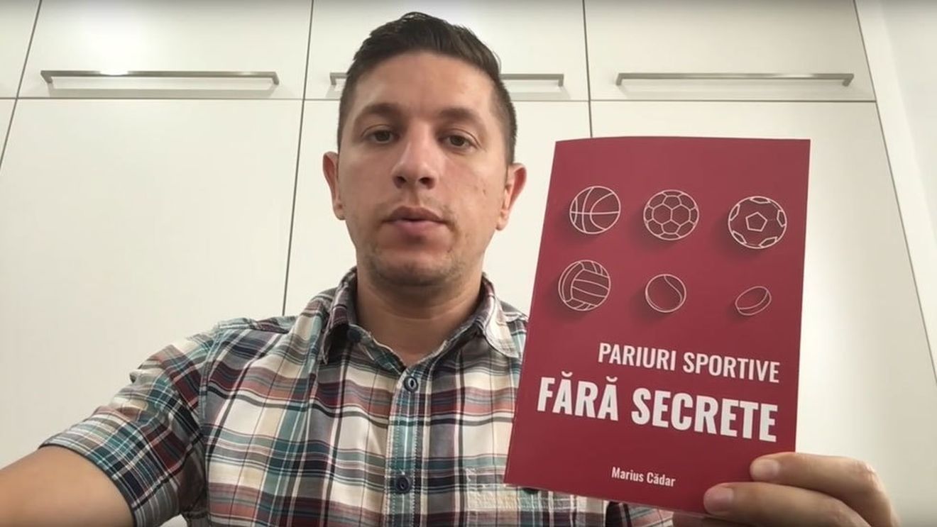 Obține gratuit cartea "Pariuri Sportive Fără Secrete" (99 RON) scrisă de Cădar Marius