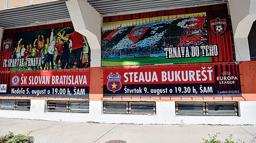 Steaua face bani pentru Spartak!** Oficialii slovaci estimează că vor avea încasări de aproape 200.000 de euro de pe urma roș-albaștrilor