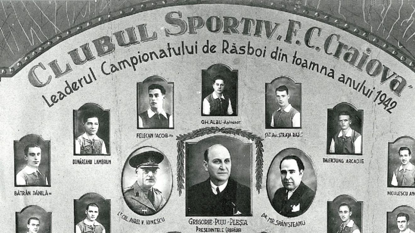 Războiul FC U - Universitatea nu e unicat în Bănie. ProSport vă prezintă prima rivalitate din istoria Craiovei fotbalistice, în perioada interbelică: Craiu Iovan vs Rovine Griviţa