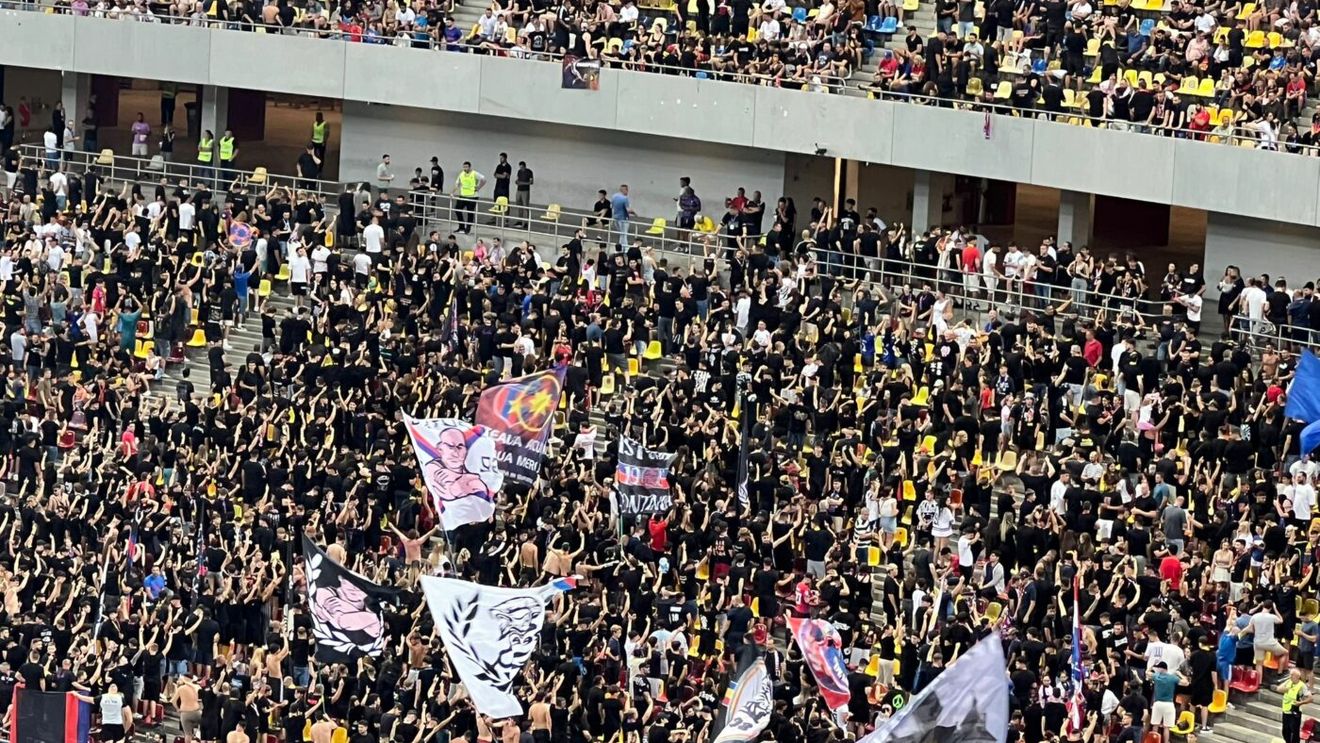 Crainicul stadionului, mesaj pentru galeria FCSB! Ce a urmat a fost grobian