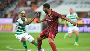 EXCLUSIV | CFR are oferta pe masă! Omrani, dorit de Celtic, după ce i-a "ucis" pe scoțieni: pe ce sumă se poate face transferul
