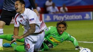 Trei penalty-uri pentru Sevilla în victoria cu Borussia MÃ¶nchengladbach, două obținute de Vitolo! Lucien Favre: "Știam de mult timp că Victor este cel mai bun actor din lume"