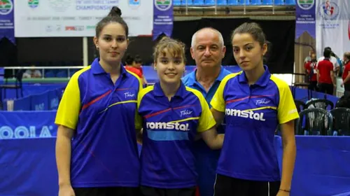 România, campioană balcanică la tenis de masă. Echipa U21 s-a impus în competiția fetelor, iar băieții au terminat cu bronz