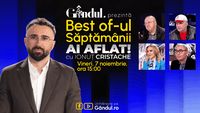 Gândul prezintă Best Of Ai aflat! Cu Ionuț Cristache – vineri, 7 noiembrie, de la ora 15.00