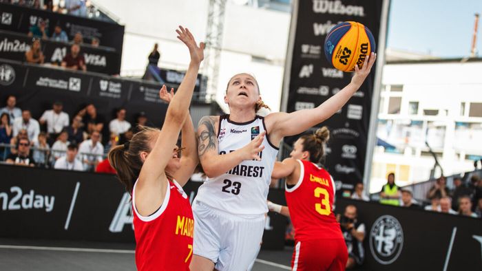 Rapid, pe podium la Viena și premiată pentru cel mai rapid meci câștigat în baschetul 3x3! „Este un prim pas”. SPECIAL