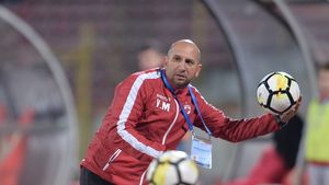 "Dublă" Nistor, "dublă Nemec" și patru goluri în zece minute. Dinamo a făcut spectacol în amicalul cu Aris