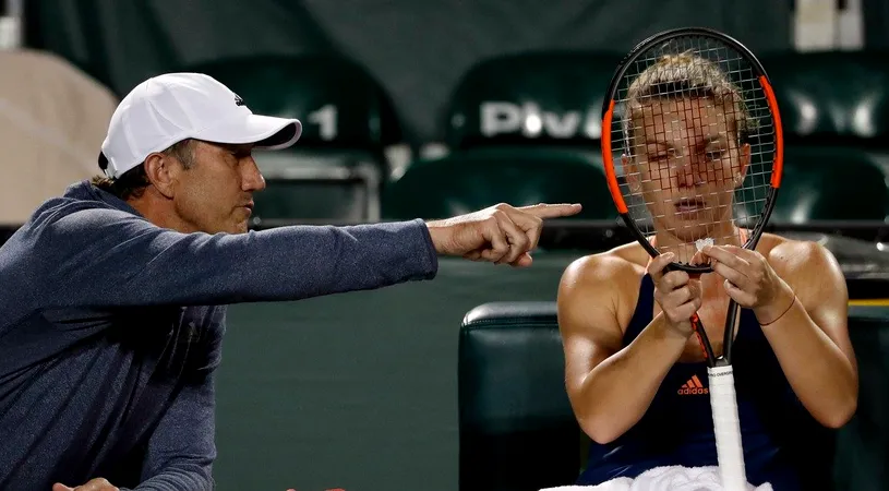 Simona Halep, metodă neobișnuită prin care își găsește parteneri de antrenament. Darren Cahill s-a amuzat teribil