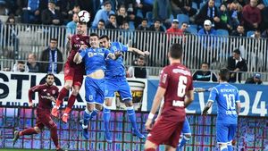 Horror! FOTO | Un fotbalist de la CFR s-a accidentat grav la antrenament și e OUT