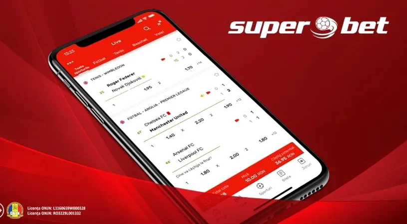 (P) Aplicația Superbet dă primul 11 al Super-Pariorilor și premii totale de peste 100.000 Lei!