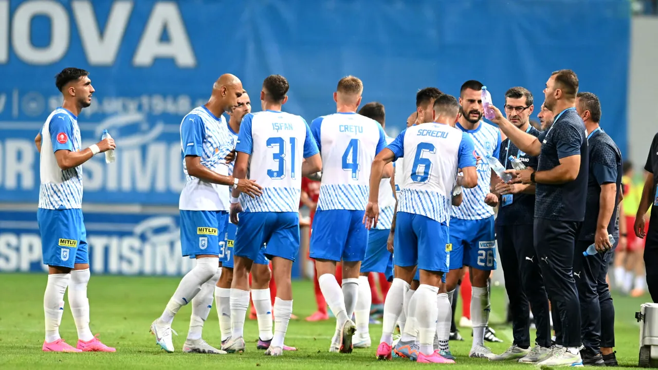 Universitatea Craiova - Hermannstadt 1-0, în etapa a patra din Superliga | Laurențiu Reghecampf, prima victorie de la revenirea în Bănie!