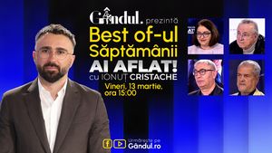 Gândul prezintă Best Of Ai aflat! Cu Ionuț Cristache - vineri, 13 martie, de la ora 15.00