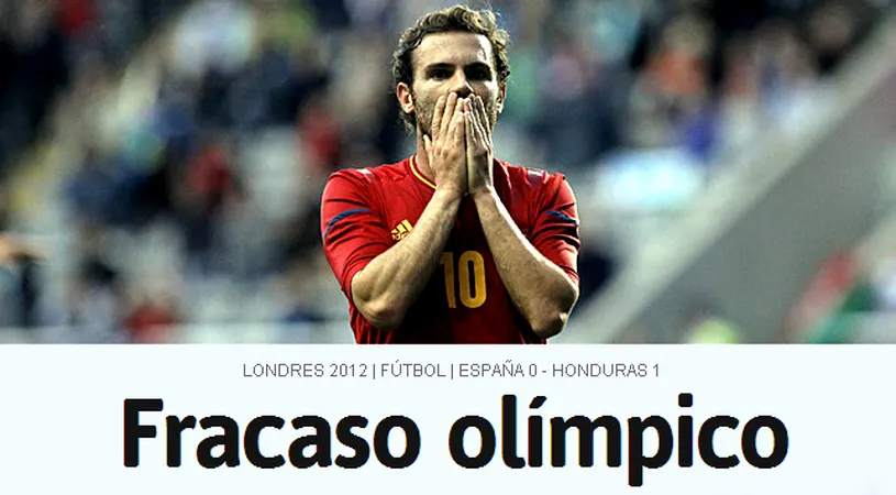 Contraperformanță!** Spania, eliminată de la Olimpiadă, după un nou eșec