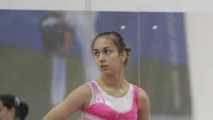 Fetele concurează, la echipe, în Grecia