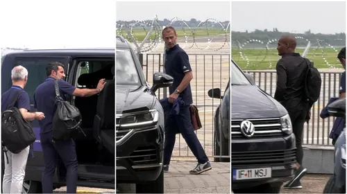 Delegația UEFA a sosit la București! Aleksander Ceferin, Luis Figo și Florent Malouda au aterizat pe Aeroportul Băneasa! Unde s-au cazat oficialii | FOTO & VIDEO