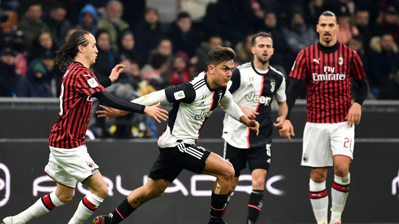 Juventus - Milan 0-0 | Video Online în semifinalele Cupei Italiei. Ronaldo a ratat un penalty