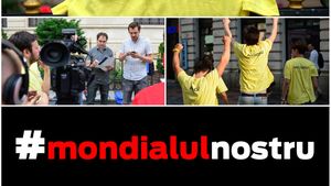FLASHMOB | Premieră în istoria media din România. Dansul lui Hagi de acum fix 20 de ani, recreat pe Lipscani de jurnaliștii ProSport | VIDEO