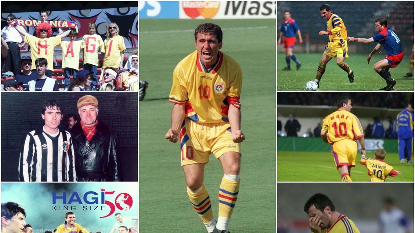 50 de poze pentru 50 de ani. Cariera lui Hagi, într-o GALERIE FOTO excepțională