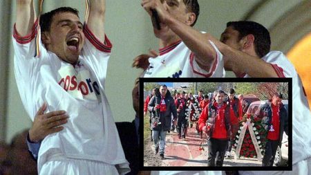 5 octombrie, ziua cea mai tristă pentru dinamoviști! FOTO - "Câinii" au fost la mormântul lui Cătălin Hîldan