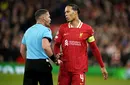 Virgil Van Dijk s-a năpustit fioros spre Istvan Kovacs. Reacția virală a românului