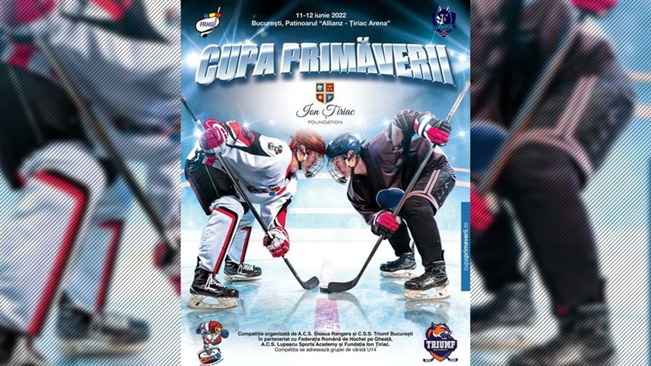 Spectacol la hochei pe gheață! Cea de-a treia edițe a competiției „Cupa Primăverii”