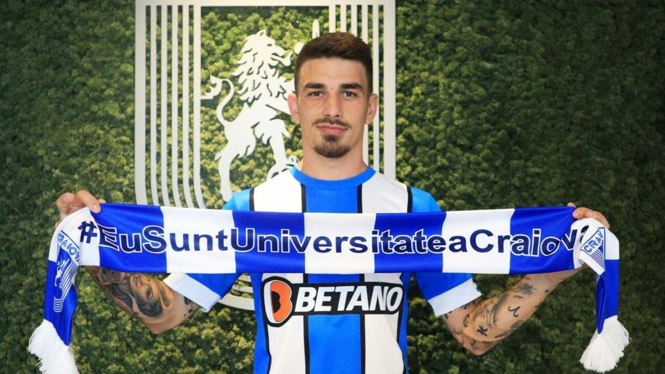 Universitatea Craiova a anunţat oficial transferul lui Sergiu Hanca. Pe ce perioadă a semnat fostul dinamovist