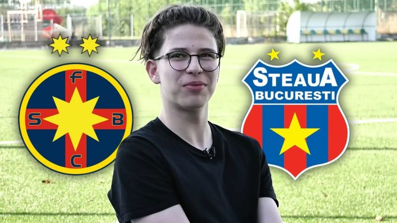 Laurențiu Reghecampf Jr., fiul Anamariei Prodan, a inflamat suflarea stelistă! Și-a ales favorita dintre CSA Steaua și FCSB: „Vreau să joc acolo”. EXCLUSIV