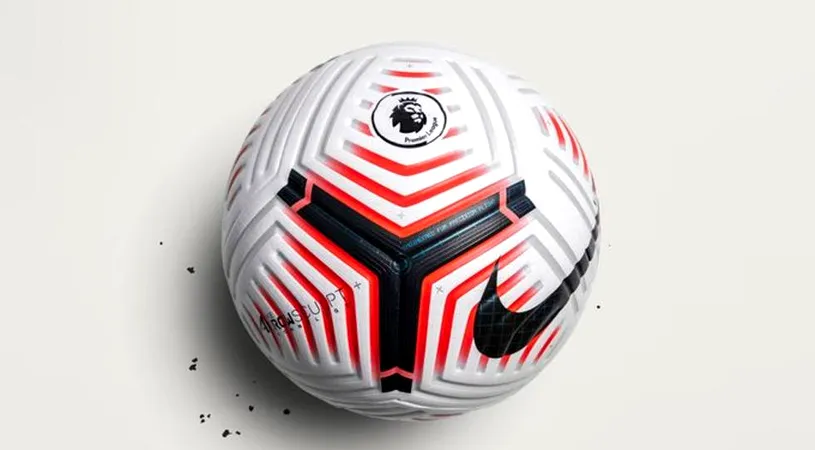 Cum arată balonul oficial din Premier League pentru campionatul următor. S-a stabilit când se joacă Supercupa Angliei, meciul care deschide noul sezon