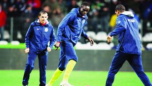 VIDEO WOW așa joacă Gora Tall când e odihnit :) ! A dat gol în Omonia - APOP 0-1!