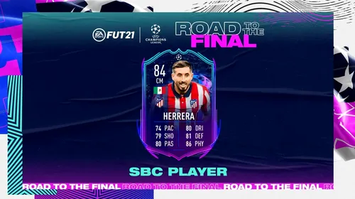 RTTF Hector Herrera | Cerințe SBC, recompense, data de expirare și ultimele știri despre noul card în FIFA 21