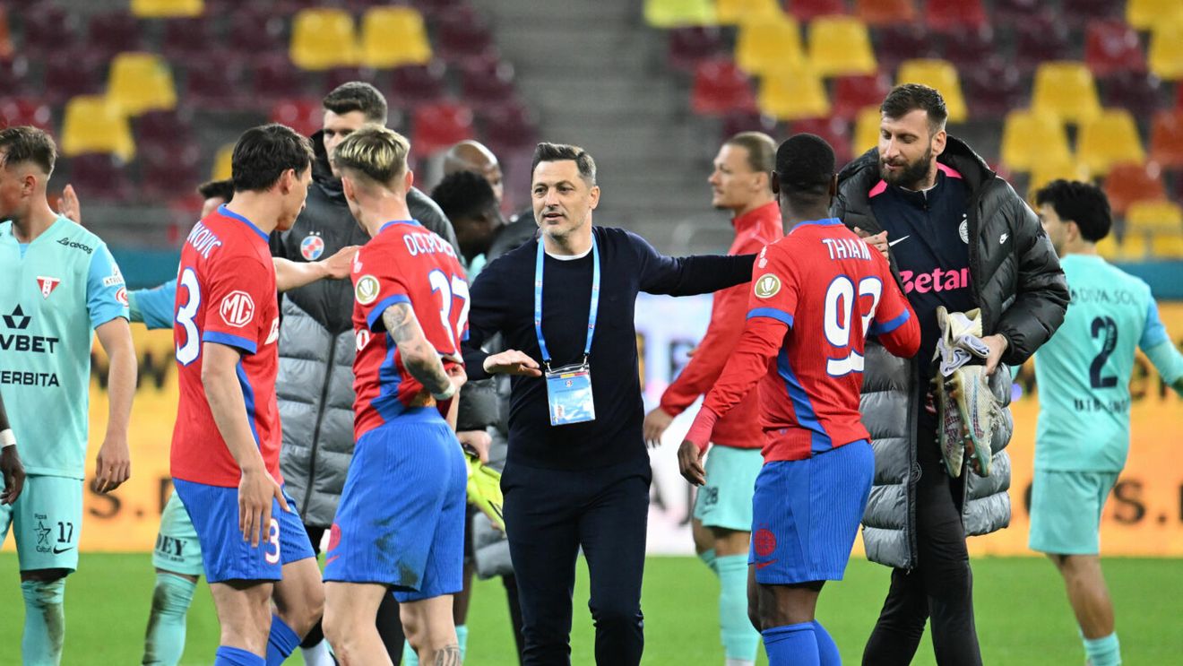 Primul fotbalist de la FCSB care e OUT din vară, dacă rămâne Mirel Rădoi