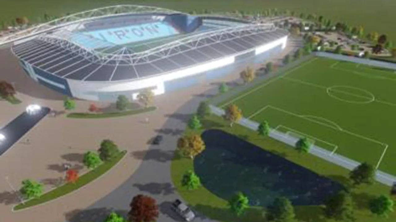 OFICIAL | Proiect fabulos pentru o echipă din liga a treia: stadion de senzație, plus un întreg complex de milioane de euro. FOTO