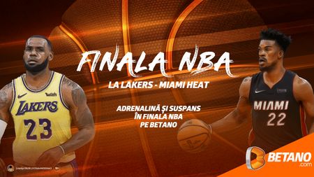 Cote maxime pe Betano la finala NBA!