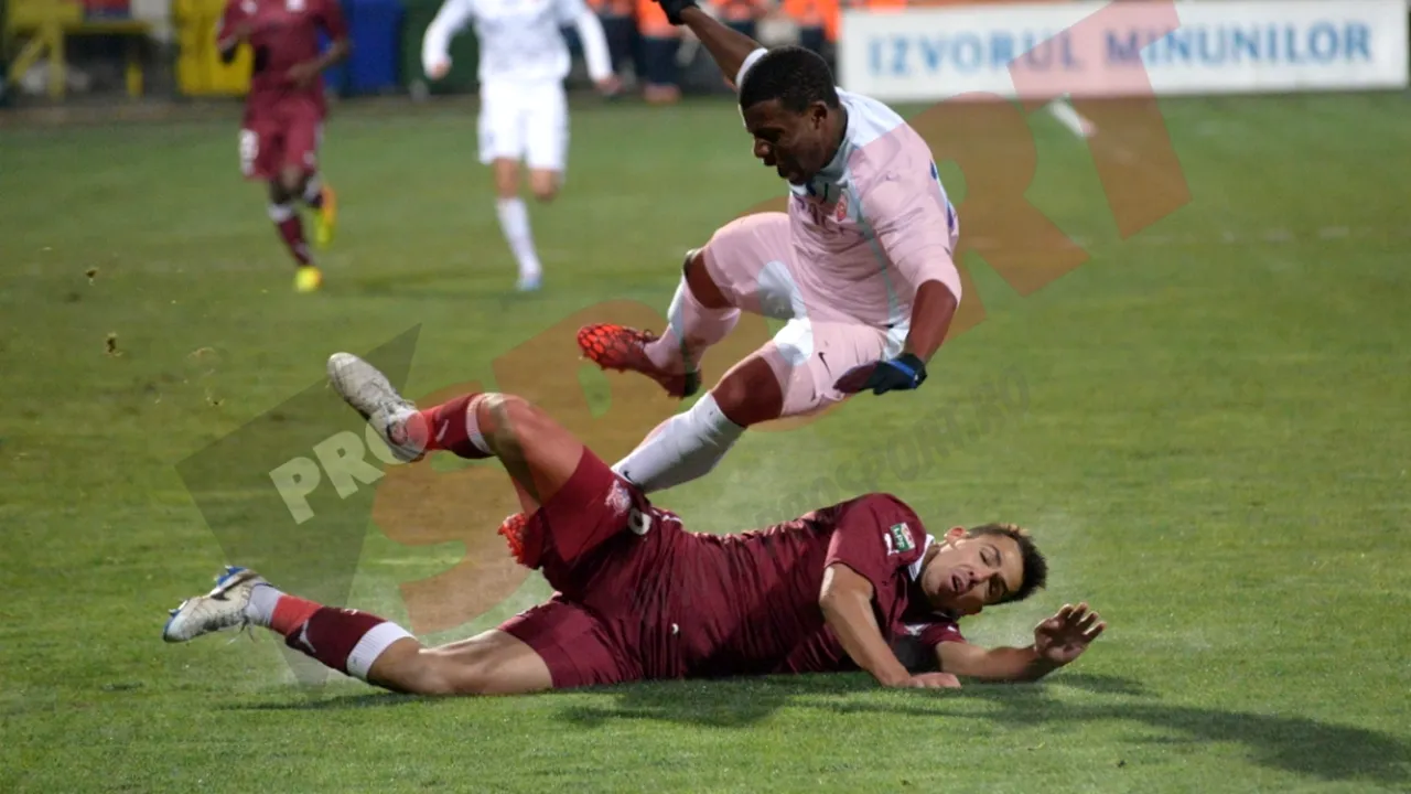GALERIE FOTO | FC Botoșani - Rapid 3-0. Roussel și Quenten au deraiat Rapidul