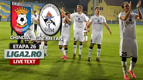 Chindia - Gaz Metan 0-0 și târgoviștenii ratează șansa să le ia locul de lider medieșenilor.** Băjenaru a trimis în bară la ultima fază a meciului