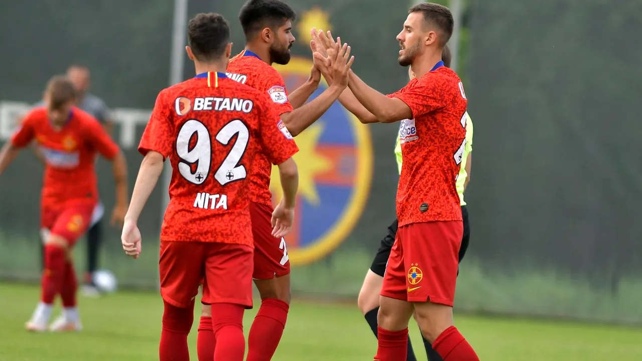 FCSB, neînvinsă în meciurile amicale! Răzvan Oaidă și Ionuț Vînă, pe lista marcatorilor! Tănase a ratat un penalty | GALERIE FOTO