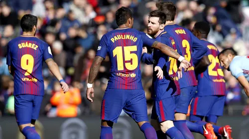 Barcelona, un nou pas greșit în campionat! Messi a marcat după „o secetă” de șapte meciuri
