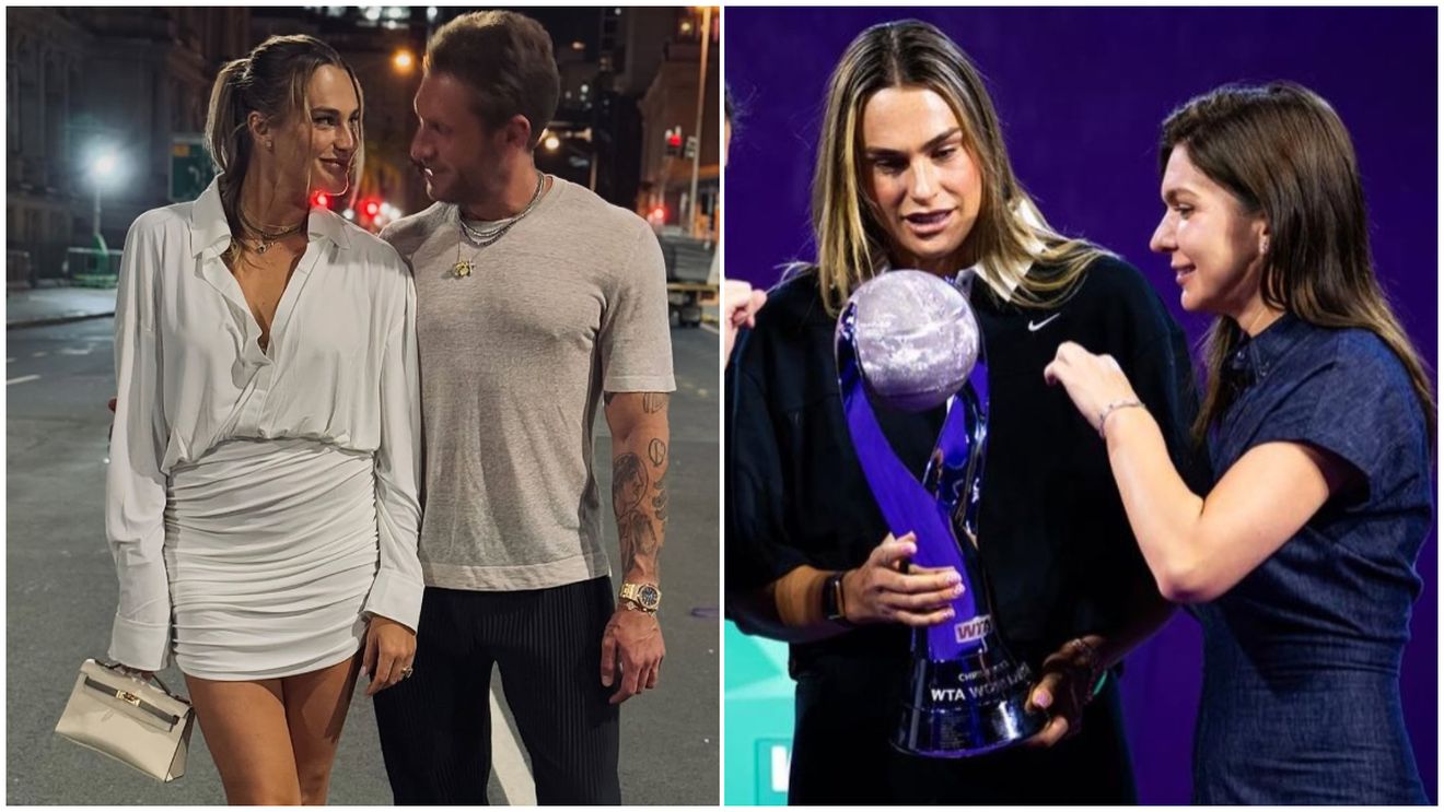 Cum a reacționat iubitul milionar al Arynei Sabalenka, după ce Simona Halep i-a înmânat trofeul pentru locul 1 WTA! Noi imagini de senzație surprinse la Turneul Campioanelor. FOTO